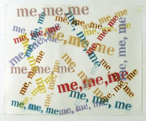 Philip Bradshaw, Installation view, Me, me, me, Open Studio 2015